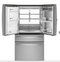 GE  Profile Smart 27.9-cu ft 4-Door French Door Refrigerator with Ice Maker and Door within Door (Fingerprint-resistant Stainless Steel) ENERGY STAR