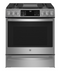 GE  Profile 30-in 5 Burners 5.6-cu ft Self-Cleaning Air Fry Convection Oven Slide-in Gas Range (Fingerprint-resistant Stainless Steel)