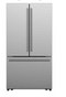 Vitara 36 Inch Freestanding French Door Refrigerator  20.9 cu. ft. Total Capacity, 4 Glass Shelves, 6.17 cu. ft. Freezer Capacity, Internal Water Dispenser,  Ice Maker, Inverter Compressor, No Frost Technology in Stainless Steel