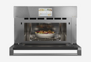 Cafe  Modern Glass 1.7-cu ft 950-Watt Built-In Microwave with Sensor Cooking Controls and Speed Cook (Platinum Glass)