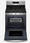 Whirlpool  30-in 5 Burners 5-cu ft Self-cleaning Air Fry Convection Oven Freestanding Gas Range (Fingerprint Resistant Stainless Steel)