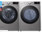 LG 4.5 cu. ft. Front Load Washer with Steam Technology and 7.4 cu. ft.  Dryer with Built-In Intelligence