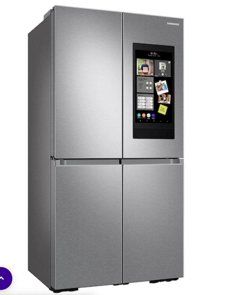 Refrigerator with smart hub deals