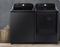 Samsung 5.0 cu. ft. Large Capacity Top Load Washer with Deep Fill with 7.4 cu. ft. Electric Dryer with Sensor Dry in Brushed Black