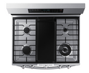 Samsung - 6.0 Cu. Ft. Freestanding Gas Convection+ Range with WiFi and No-Preheat Air Fry