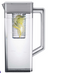 Samsung Bespoke 4-Door French Door Refrigerator (29 cu. ft.) with AutoFill Water Pitcher in White Glass