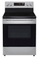 LG - 6.3 Cu. Ft. Smart Freestanding Electric Range with EasyClean and WideView Window - Stainless steel