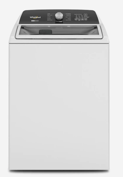 Whirlpool 2 in 1 Removable Agitator 4.7-cu ft High Efficiency Impeller and Agitator Top-Load Washer (White)