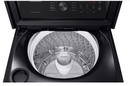 Samsung  4.9 cu. ft. Large Capacity Top Load Washer with ActiveWave™ Agitator and Deep Fill WITH 7.4 cu. ft. Electric Dryer with Sensor Dry in Brushed Black