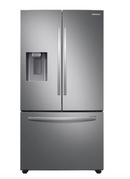 Samsung 27 cu. ft. Large Capacity 3-Door French Door Refrigerator with External Water & Ice Dispenser in Stainless Steel