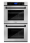 ZLINE 30-Inch Professional Double Wall Oven with Self Clean and True Convection in Stainless Steel (AWD-30)