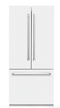 ZLINE 36-Inch Panel Ready 19.6 cu. Ft. Built-In 3-Door French Door Refrigerator with Internal Water and Ice Dispenser (RBIV-36)
