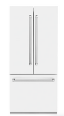 ZLINE 36-Inch Panel Ready 19.6 cu. Ft. Built-In 3-Door French Door Refrigerator with Internal Water and Ice Dispenser (RBIV-36)