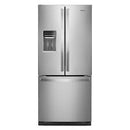 Whirlpool - 19.7 Cu. Ft. French Door Refrigerator - (Fingerprint Resistant Stainless Steel)