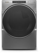 Whirlpool - 7.4 cu. ft. Front Load Gas Dryer with Steam Cycles - Silver