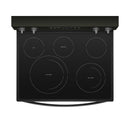 Whirlpool - 6.4 cu. ft. Electric Range with Frozen Bake Technology - Black