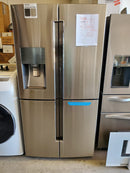 Samsung-27.8 Cu. Ft 4Door Flex French Door Refrigerator with ShowCase,Ice and Water-Stainless Steel