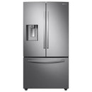Samsung - 23 cu. ft. 3-Door French Door Refrigerator - Stainless Steel