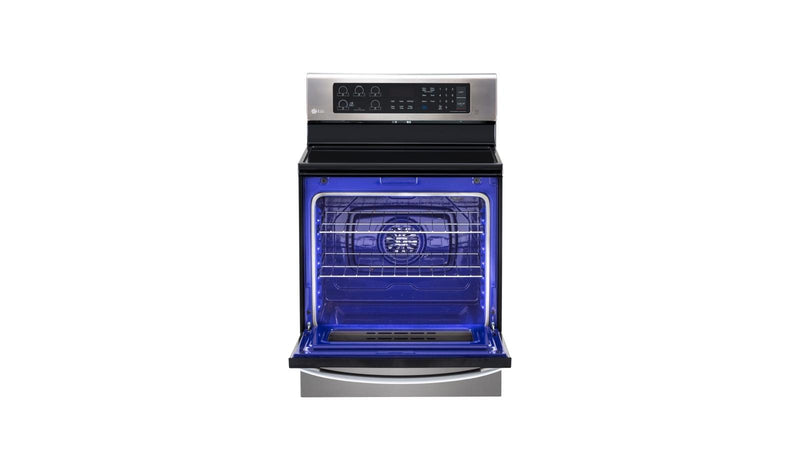 LG - 6.3 cu. ft. Electric Single Oven Range with EasyClean® -