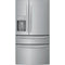 Frigidaire - 36 in. W 21.7 cu. ft. 4-Door French Door Refrigerator - Stainless Steel