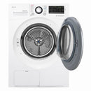 LG - 4.2 Cu. Ft. 9 Cycle Electric Dryer - White - Appliances Club